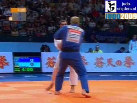 Judo 2009 Rotterdam: Martin Padar (EST) - Angel Parra (ESP) [+100kg].