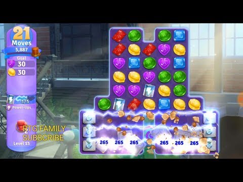NEW Zynga wonka chocolate match 3 game level 15