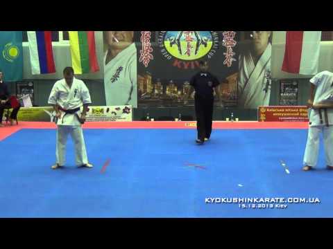 Open Ukraine Cup (WKO), Final -80 Gnes Sergei (UKR, aka) - Semenov Artem (RUS)