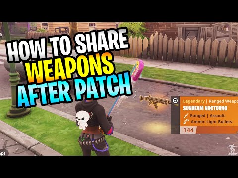 How To Share Weapons After Loot Sharing Update 😱