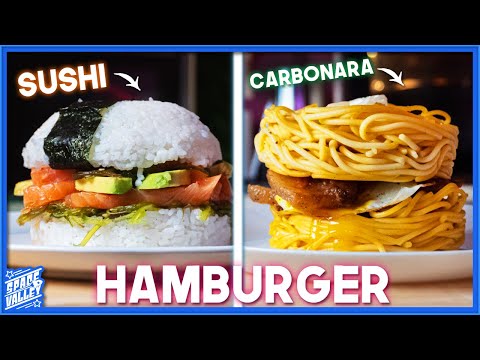 Transform dishes into HAMBURGERS!
