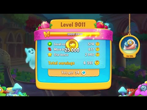 @Fishdom Level 9011, Got 25K Coins