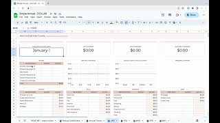 年間予算作成初心者向け1.0の使い方 - ステップバイステップの説明