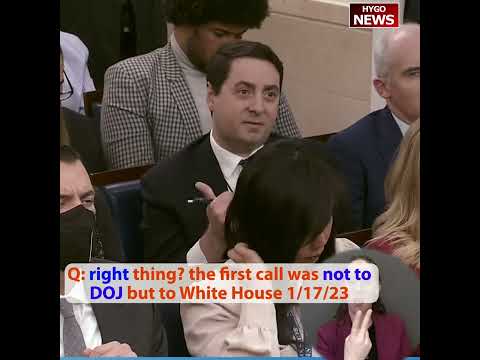 Q: right thing? the first call was not to DOJ but to White House