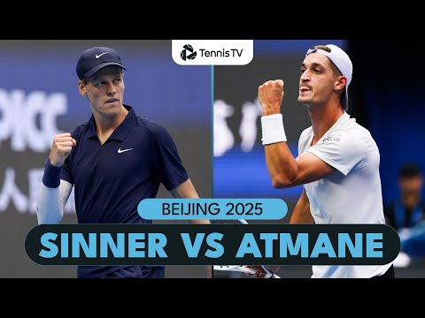 Jannik Sinner & Terence Atmane Face Off 🔥 | Beijing 2025 Highlights