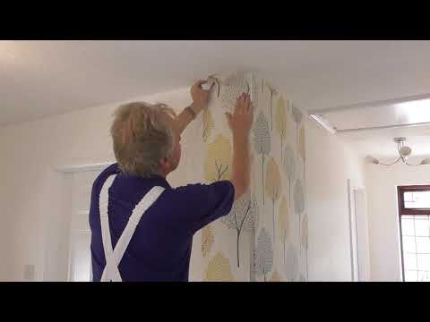 How to Wallpaper External Corners