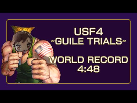 USF4 Guile Trials Speedrun WR - 4:48