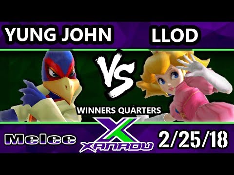 End of an Era - Yung John (Falco) Vs. lloD (Peach) - SSBM Winners Quarters - Smash Melee