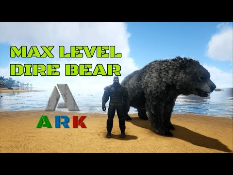 Taming A Level 150 Dire Bear ARK Survival Evolved The Island EP 31