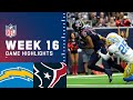 Chargers vs. Texans Week 16 Highlights | NFL 2021