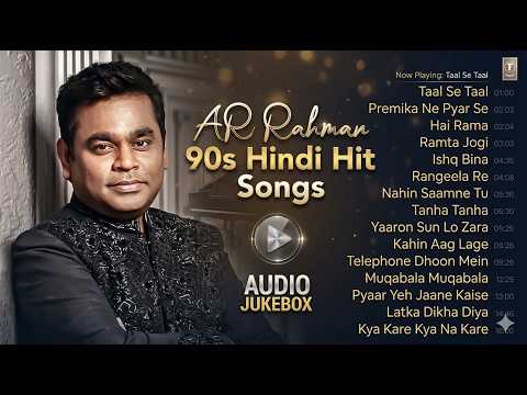 AR Rahman 90s Hindi Hit Songs 🎶 Audio Jukebox ✨ 90s Love Songs ❤️ Evergreen Bollywood Hits 🔥 Roman