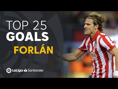 TOP 25 GOALS Diego Forlán en LaLiga Santander