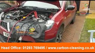 Nissan Qashqai 1.5dci DPF clean and engine carbon clean