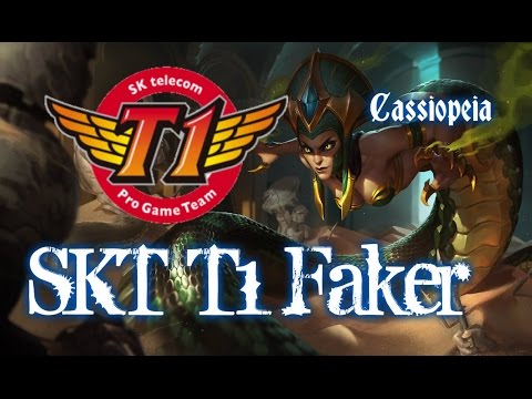 SKT T1 Faker CASSIOPEIA vs Ryze Mid Lane - League of Legends Ranked Korean