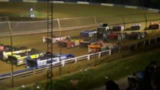 preview picture of video 'Tyler County Speedway $3,040 to win Super Late Model Topless 50 5-3-2014'