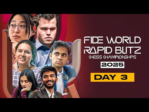 FIDE World Rapid Championship 2025 | Day 3 | Ft. Magnus, Gukesh, Arjun, Pragg and more