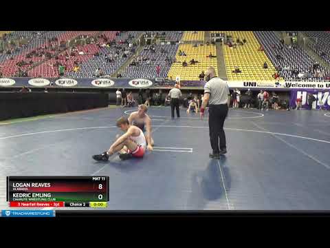 Junior 138 Logan Reaves Alabama Vs Kedric Emling Chanute Wrestling Club