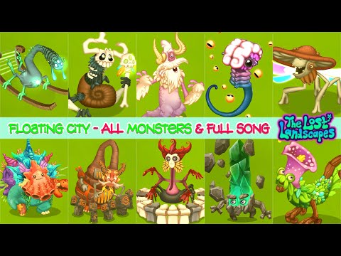 Msm The Lost Landscapes: Floating City - All Monsters & Full Song (4K)