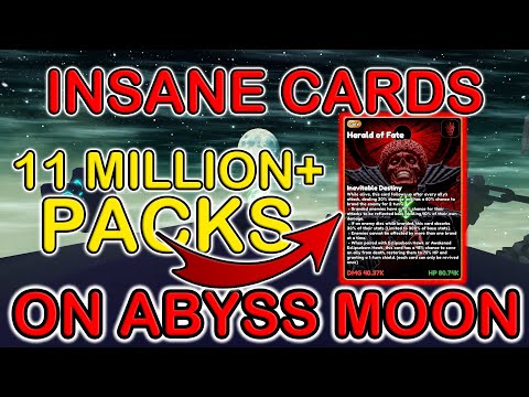 Dropped ALL NEW Cards From Abyss Moon [INSANE] CARDS NEW Update 3.7 Anime Card Clash