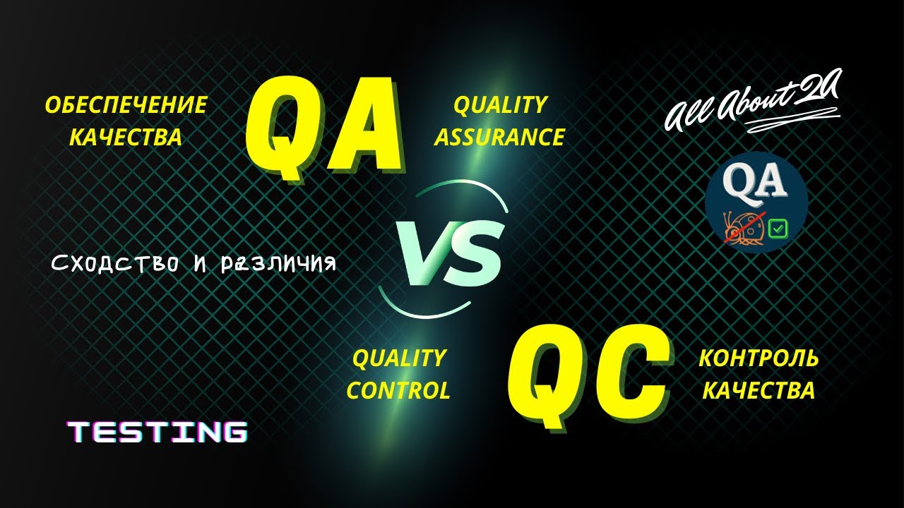QUALITY ASSURANCE (QA) and QUALITY CONTROL (QC) in Software Testing | Отличия | Примеры