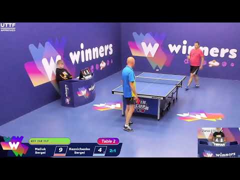 WINners CUP table 2  24.09  Maliuk Sergei - Reznichenko Sergei  22:30