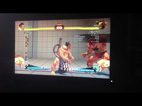 [USF4] 44 Hit Basic Daigo Umehara Combo with E Honda