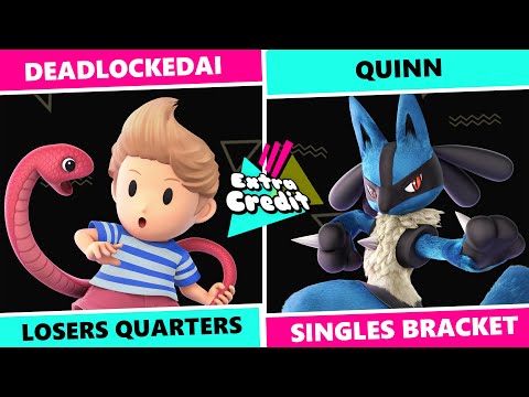 Extra Credit #35: Losers Quarters - DeadlockedAI (Lucas) Vs quinn (Sonic, Lucario) SSBU Singles
