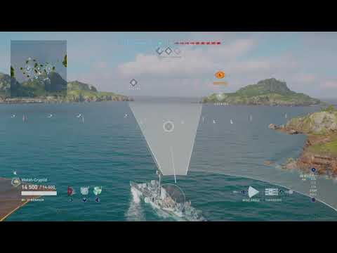 World Of Warships Legends 1 vs 3 Destroyer's In The Benham