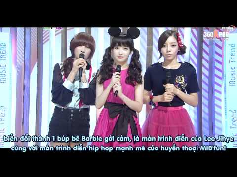 [Vietsub] Nicole, Hara (KARA) & IU MC cuts on Inkigayo 111127 {Kamilia Team}
