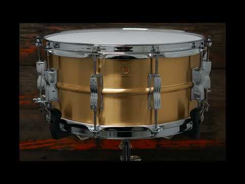 Ludwig 6.5x14" Brushed "Acro Bronze" Snare Drum - LZ654BM image 9