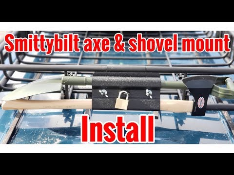INSTALL OF THE SMITTYBILT AXE & SHOVEL MOUNT ON THE ASTRO