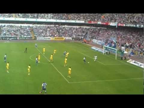 Deportivo Coruña 3 - Las Palmas 1, gol de Juan Dominguez a pase de Bruno Gama, 16/05/2012