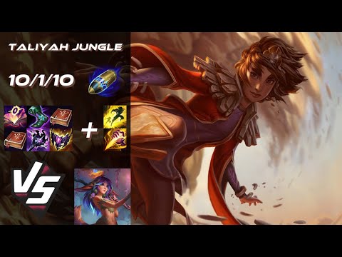 JUNGLE Taliyah vs Lillia - EU Challenger Patch 14.10