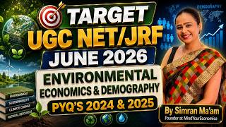 ENVIRONMENTAL ECONOMICS PYQ's 2024 & 2025 | NTA UGC NET/JRF JUNE 2026 | ECONOMICS #jrf2026