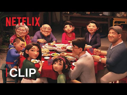 Family Dinner Clip | Over the Moon | Netflix Family
