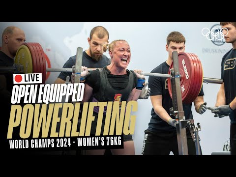 🔴  LIVE Powerlifting | Women's 76kg | World Open Equipped Championships