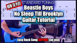 How to play Beastie Boys - No Sleep Till Brooklyn | Guitar Tutorial (Standard Tuning)