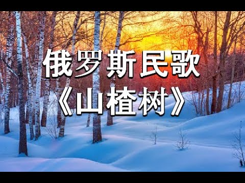 经典俄罗斯民歌《山楂树》(Ural Rowan Tree）梦萍韵演唱 【動態歌詞】