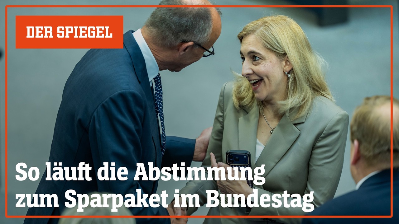 Livestream: So läuft die Abstimmung zum Sparpaket im Bundestag | DER SPIEGEL