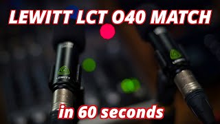 Video thumbnail for Lewitt LCT 040 Match In 60 Seconds (Spoken Word) by The Dark Side of the Mic
