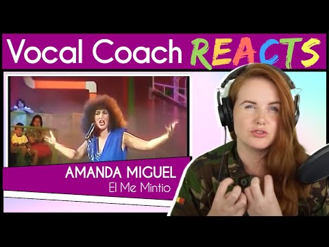 Vocal Coach reacts to Amanda Miguel - El Me Mintio (Live En Vivo)
