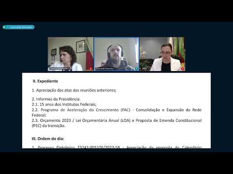 3ª Reunião Ordinária do Conselho Superior