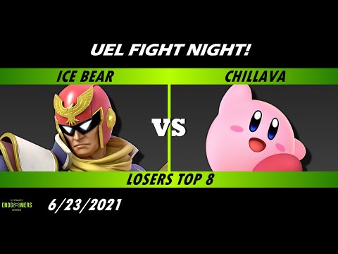 Fight Night! - Ice Bear (Falcon) vs Chillava (Kirby) Losers Round 5 - Smash Ultimate