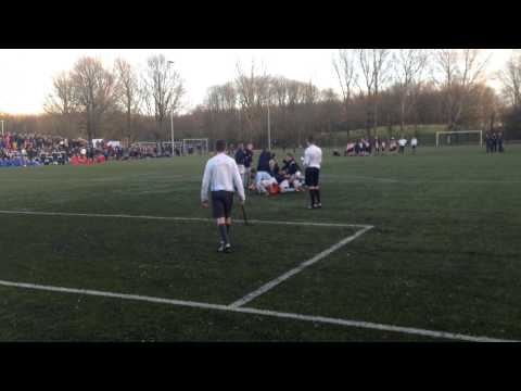 Winnende penalty Willem ll/RKC Waalwijk onder 12 jubileum Ere NK Voetbal Talenten Toernooi