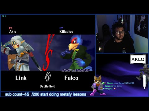 Aklo (Link) vs. Killablue (Falco) (Ranked) [2023-01-01]