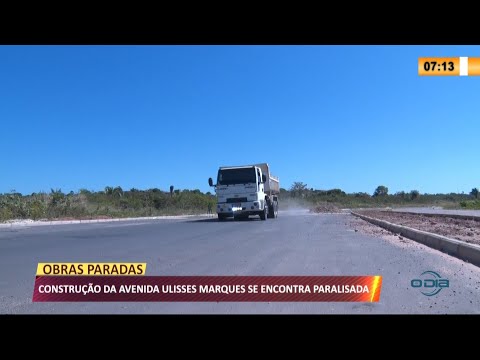 Obra da Av Ulisses Marques se encontra paralisada 16 08 2021