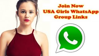 USA Girl WhatsApp group link | Hollywood Girl WhatsApp group link | American girls Link join 2020