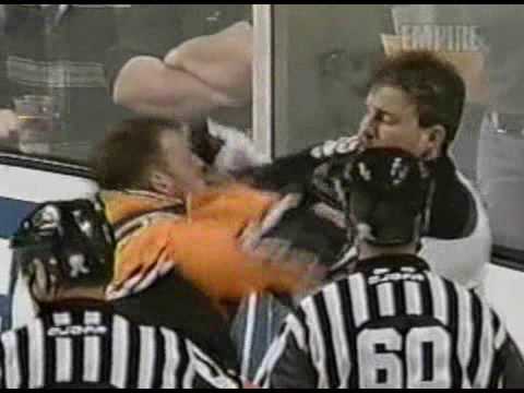 Eric Boulton vs P.J. Stock Dec 8, 2001