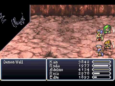 Final Fantasy 4 - Advance - Boss#21 - Demon Wall