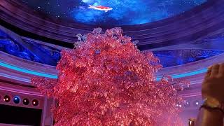 澳門旅遊景點推薦永利發財樹表演